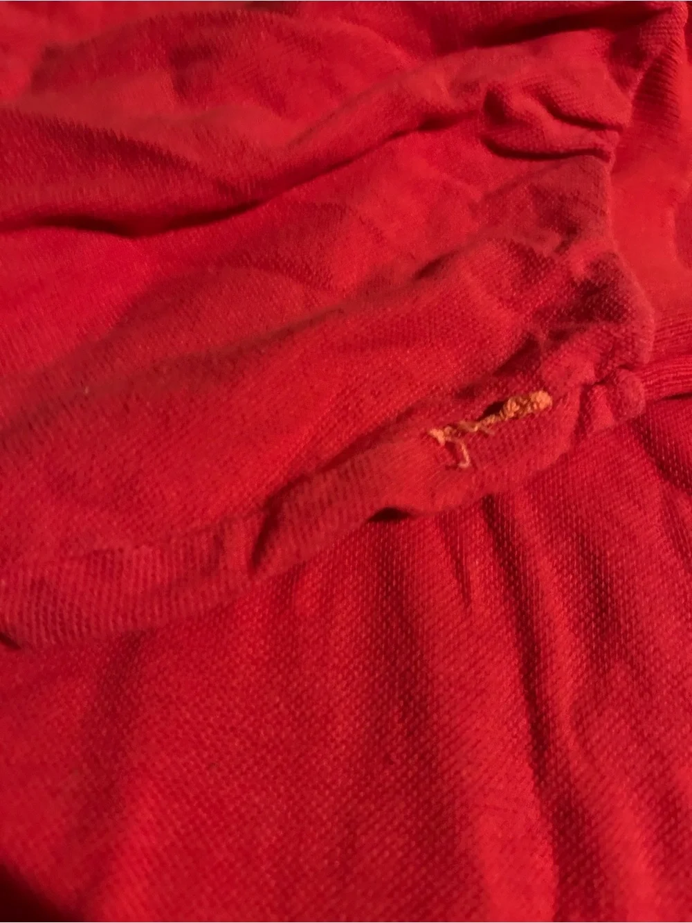Ralph Lauren Red Short-Sleeve Polo with Embroidered Pony